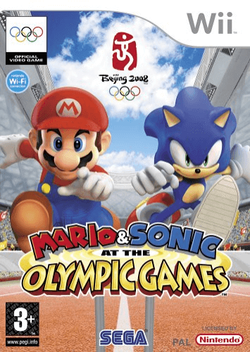 Mario and Sonic Olympic Games box art for Wii